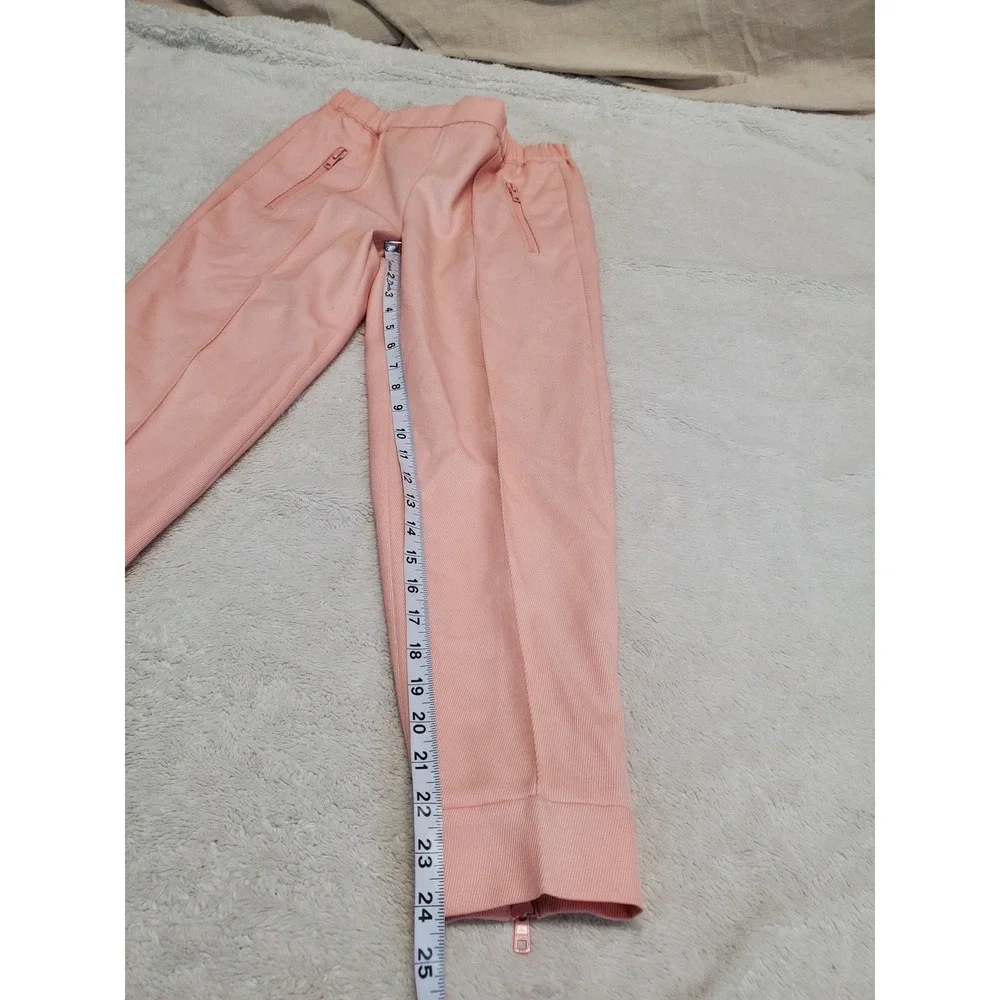 J. Crew Pink Wool Blend Zip Tapered Cropped Pants‎ 0 Petite Basic Simple Preppy